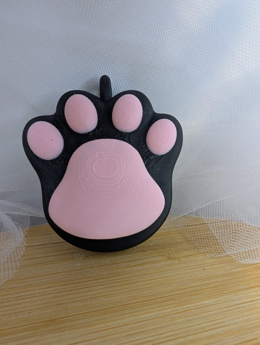 Katzenpfote Weihnachtskugel