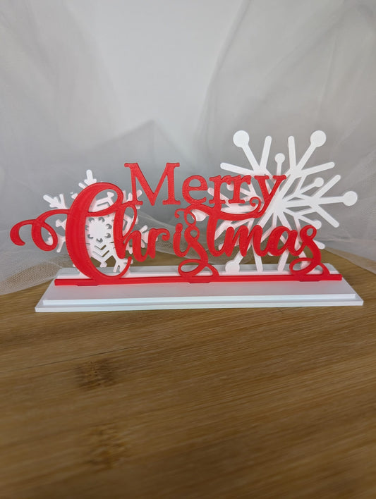 Dekoaufsteller "Merry Christmas"